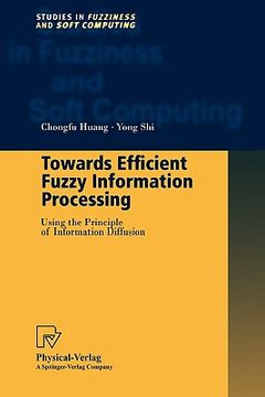 portada towards efficient fuzzy information processing: using the principle of information diffusion (en Inglés)