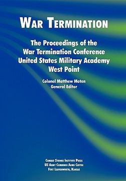 portada war termination: the proceedings of the war termination conference, united states military academy west point (en Inglés)