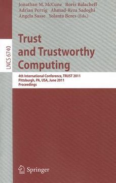 portada trust and trustworthy computing