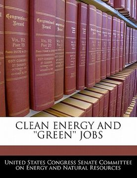 portada clean energy and ''green'' jobs (in English)