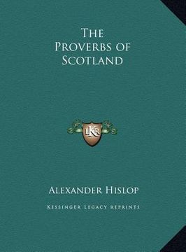 portada the proverbs of scotland the proverbs of scotland (in English)