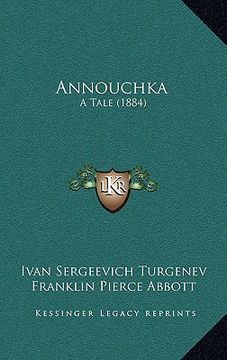 portada annouchka: a tale (1884) (en Inglés)