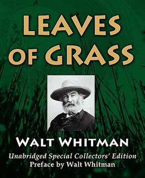 portada leaves of grass: unabridged special collectors edition [with preface by walt whitman] (en Inglés)