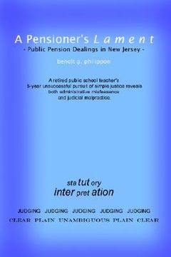 portada a pensioner's lament: public pension dealings in new jersey (in English)