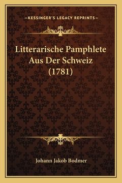 portada Litterarische Pamphlete Aus Der Schweiz (1781) (in German)
