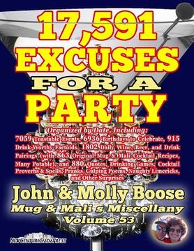 portada 17,591 Excuses for a Party: Mug & Mali's Miscellany Volume 53 (en Inglés)