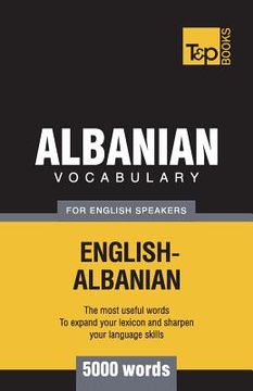 portada Albanian vocabulary for English speakers - 5000 words (en Inglés)