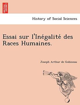 portada Essai sur L'InéGalité des Races Humaines. (en Francés)