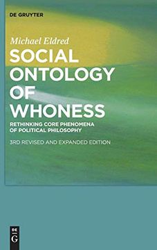 portada Social Ontology of Whoness: Rethinking Core Phenomena of Political Philosophy (en Inglés)