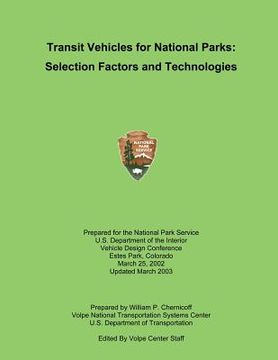 portada Transit Vehicles for National Parks: Selection Factors and Technologies (en Inglés)