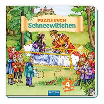 portada Trötsch Pappenbuch Puzzlebuch Schneewittchen: Beschäftigungsbuch Entdeckerbuch Puzzlebuch (en Alemán)