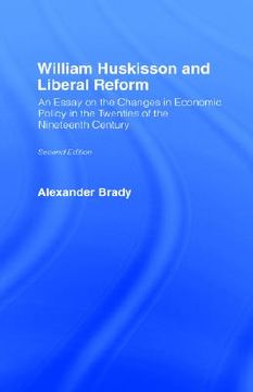portada william huskisson and liberal reform (in English)