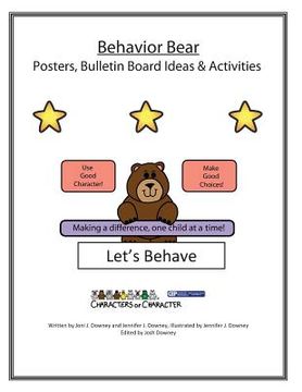 portada Behavior Bear Posters and Bulletin Board Ideas and Activities (in English)