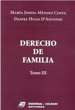 portada DERECHO DE FAMILIA TOMO III A (in Spanish)