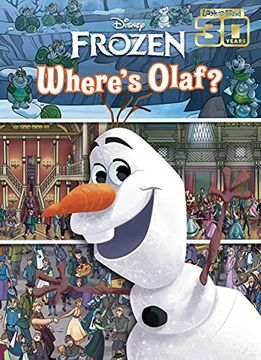 portada Disney Frozen: Where'S Olaf? Look and Find (en Inglés)