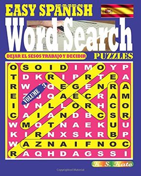 portada Easy Spanish Word Search Puzzles. Vol. 3: Volume 3 (in Spanish)