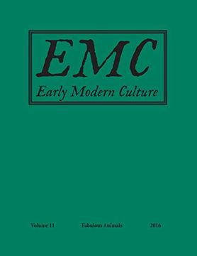 portada Early Modern Culture: Vol. 11 (en Inglés)