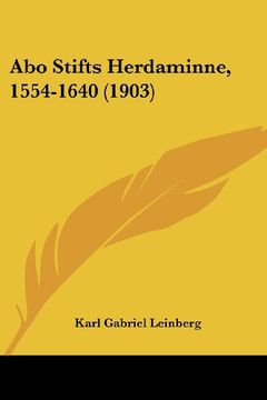 portada Abo Stifts Herdaminne, 1554-1640 (1903)