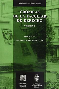 portada cronicas de la facultad de derecho vol.1