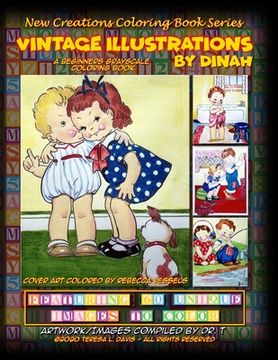 portada New Creations Coloring Book Series: Vintage Illustrations By Dinah (en Inglés)