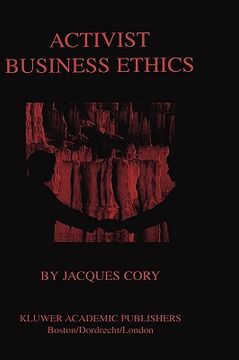 portada activist business ethics (en Inglés)