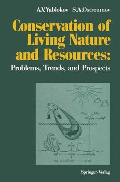portada conservation of living nature and resources: problems, trends, and prospects (en Inglés)