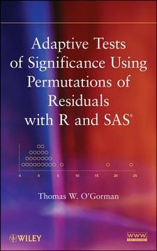 portada adaptive tests of significance using permutations of residuals with r and sas