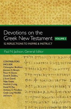 portada Devotions on the Greek New Testament, Volume Two: 52 Reflections to Inspire and   Instruct