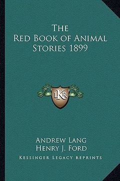 portada the red book of animal stories 1899 (en Inglés)
