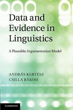 portada data and evidence in linguistics