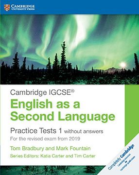 portada Practice Tests for Igcse English as a Second Language. Without Answers. Per le Scuole Superiori. Con Espansione Online: 1 (Cambridge International Igcse) (en Inglés)