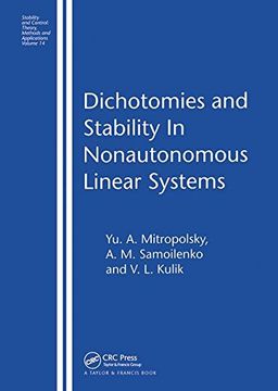 portada Dichotomies and Stability in Nonautonomous Linear Systems (Stability and Control: Theory, Methods and Applications) 