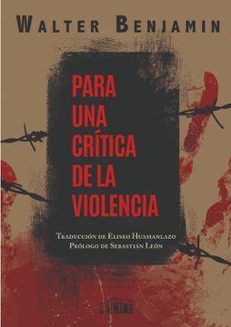 portada Para una Crítica de la Violencia (in Spanish)