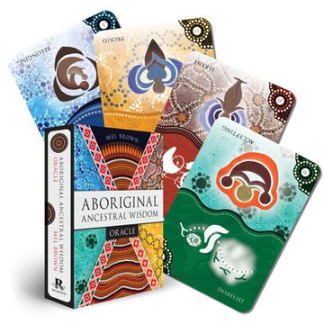 portada Aboriginal Ancestral Wisdom Oracle: 36 Full-Color Cards and 112-Page Book (en Inglés)