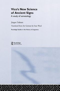 portada vico's new science of ancient signs: a study of sematology (en Inglés)