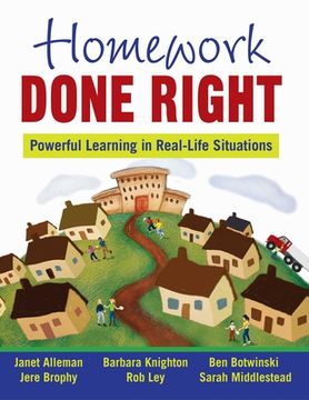 portada Homework Done Right: Powerful Learning in Real-Life Situations (en Inglés)