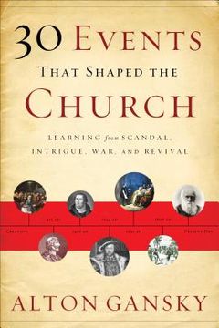 portada 30 Events That Shaped the Church: Learning from Scandal, Intrigue, War, and Revival (en Inglés)