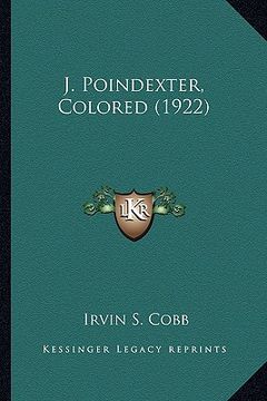 portada j. poindexter, colored (1922) (en Inglés)