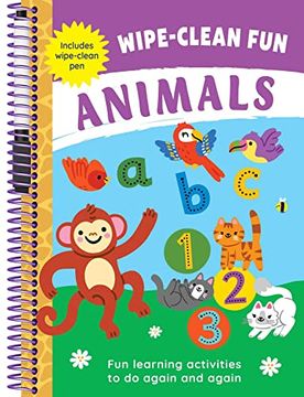 portada Wipe-Clean Fun: Animals: Fun Learning Activities With Wipe-Clean pen (in English)