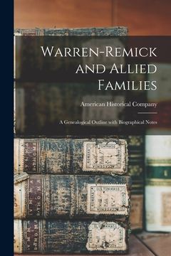 portada Warren-Remick and Allied Families: a Genealogical Outline With Biographical Notes