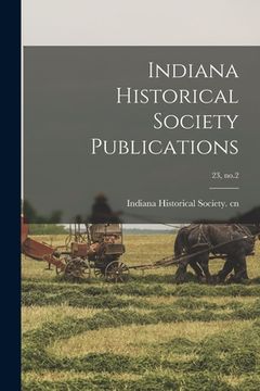 portada Indiana Historical Society Publications; 23, no.2 (en Inglés)