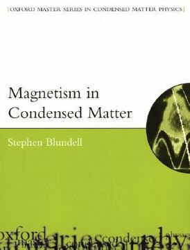 portada magnetism in condensed matter (in English)
