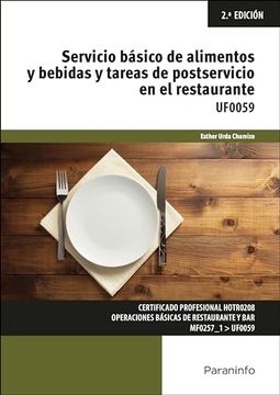portada Servicio Básico de Alimentos y Bebidas y Tareas de Postservicio en el Restaurante