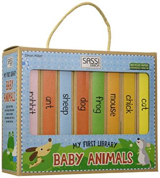 portada Baby Animals. My First Library (Sassi Junior) (en Inglés)