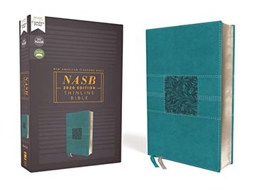 portada Nasb, Thinline Bible, Leathersoft, Teal, red Letter, 2020 Text, Comfort Print (en Inglés)