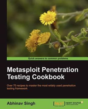 portada metasploit penetration testing cookbook (in English)