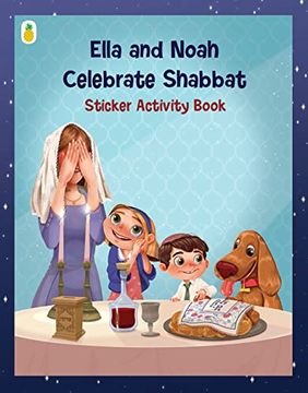 portada Ella and Noah Celebrate Shabbat: Sticker Activity Book (en Inglés)