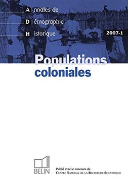 portada Annales de Démographie Historique, n° 1 (2007). Populations Coloniales