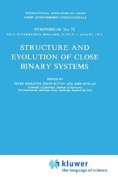 portada structure and evolution of close binary systems (en Inglés)