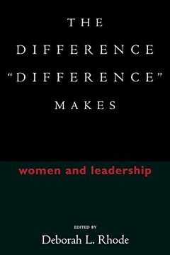 portada The Difference “Difference” Makes: Women and Leadership 